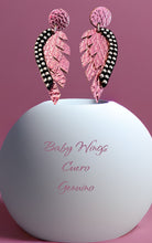 Cargar imagen en el visor de la galería, Leather Baby Wings Earrings
